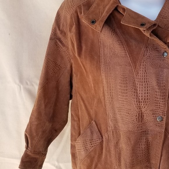 Avant Brown leather Jacket - Picture 2 of 6